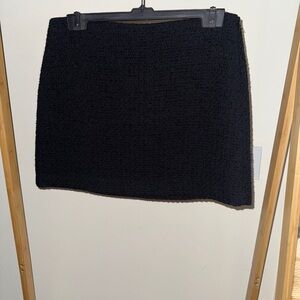 NWOT Mango Black Mini Skirt